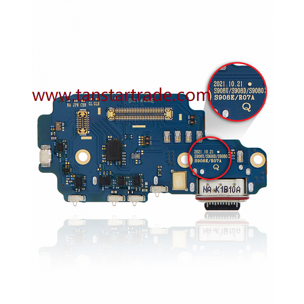 charging port assembly (American Vers.) for Samsung S22 Ultra S908 S908U S908F