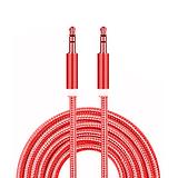 Braided Headphone Jack 3.5mm male-to-male Aux Cable - 1m
