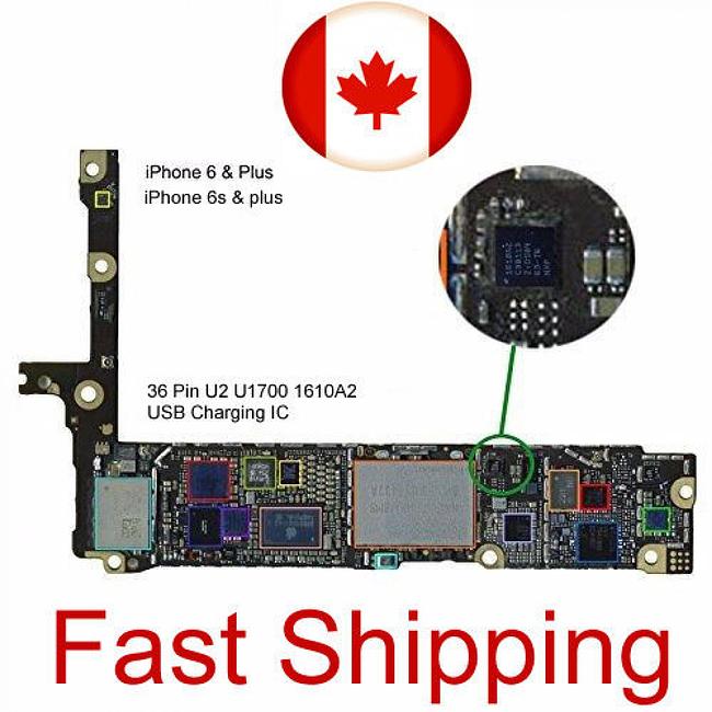 Charging USB IC 1610A2 U2 Chip for iphone 6 6 plus Air 2