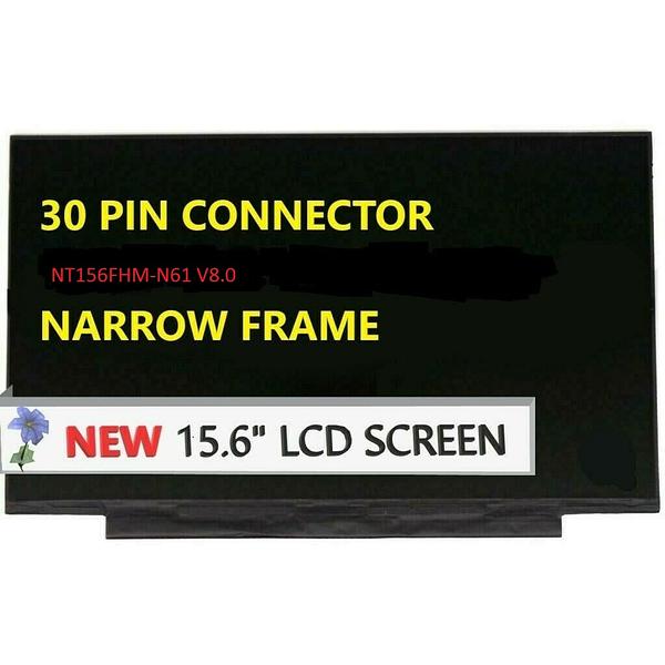 15.6" Laptop LCD Screen 1920x1080p 30 Pins B156HTN06.1