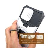 Apple iPhone 15 Pro Max - Secure Card Holder Magnet Enabled Case with Ring Kickstand