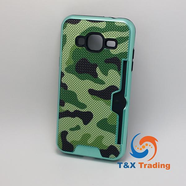Samsung Galaxy J3 - Military Camouflage Credit Card Case