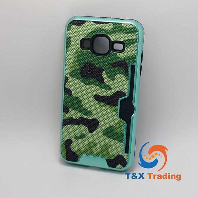Samsung Galaxy J3 - Military Camouflage Credit Card Case