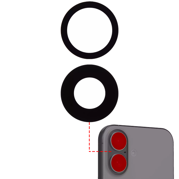 back camera LENS for iPhone 16 iPhone 16 Plus