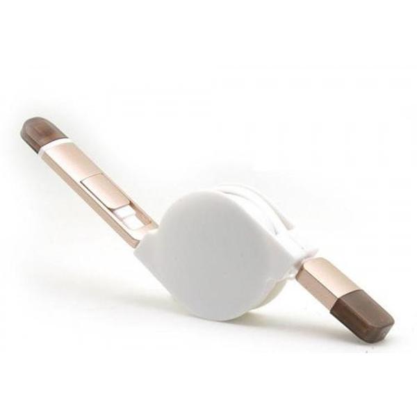 2-In-1 Micro USB / Lightning Retractable Data Cable