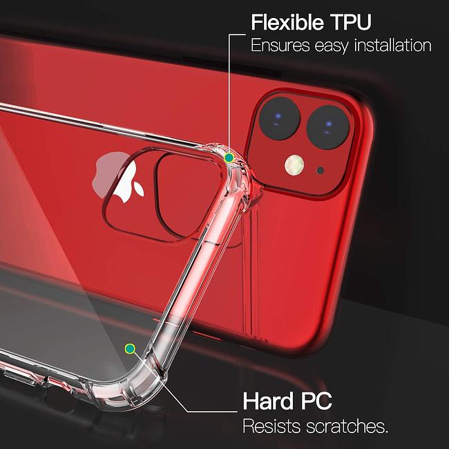 Apple iPhone 11 - Reinforced Corners Silicone Phone Case