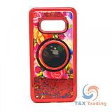 Samsung S10 Plus -  Water Liquid Case with Pop Socket Mirror