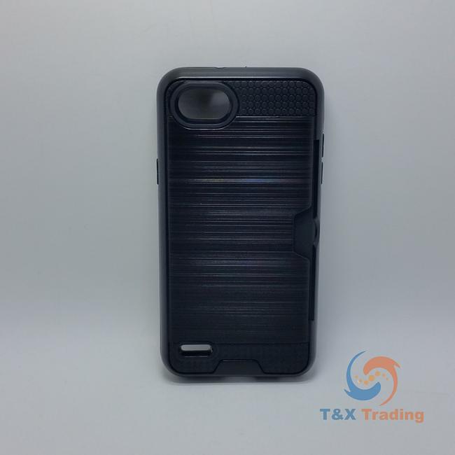 LG Q6 - Slim Sleek Case with Credit Card Holder Case