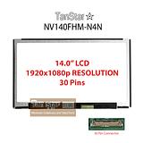 14.0" Laptop LCD Screen 1920x1080p 30 Pins NV140FHM-N4N