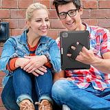 Apple iPad Air 4 / Air 5 / Air 11" M2 (2024) - Heavy Duty Shockproof Rotatable Case with Kickstand