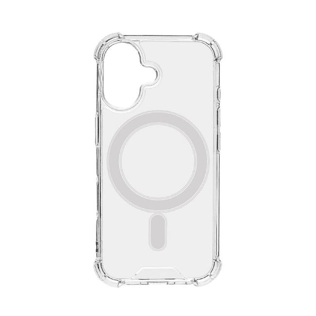 Apple iPhone 16 Plus - Reinforced Corners Silicone Phone Case with Wireless Charging