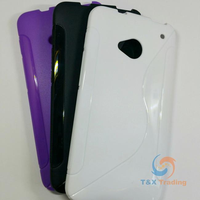 HTC One M7 - S-line Silicone Phone Case