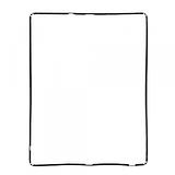 Digitizer mid frame for iPad 3 ipad 4