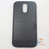 Motorola Moto G4 Plus - Slim Sleek Case with Credit Card Holder Case