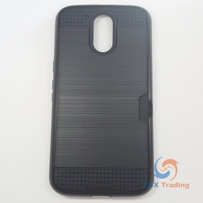 Motorola Moto G4 Plus - Slim Sleek Case with Credit Card Holder Case