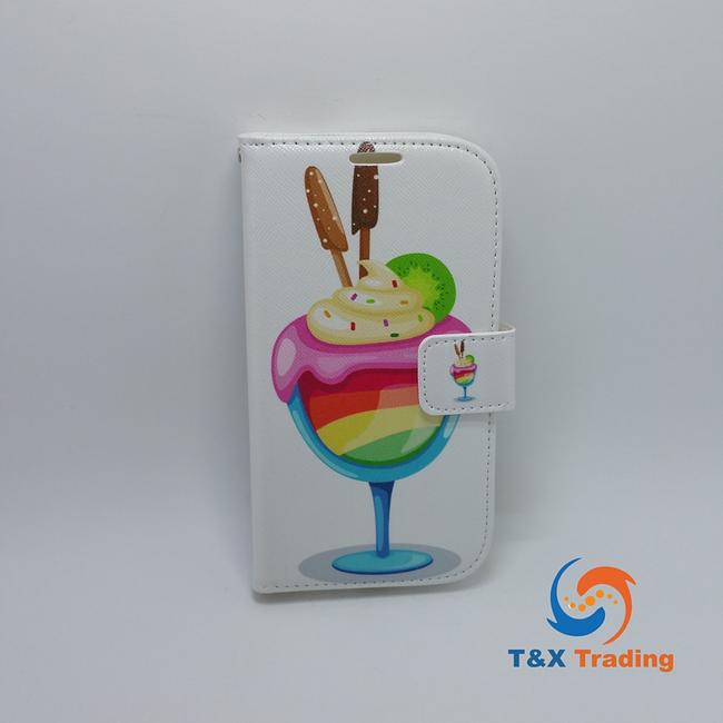 Samsung Galaxy S4 - Book Style Wallet Case with Design