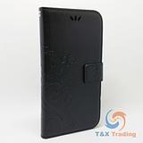 Apple iPhone X / XS - Butterfly Book Style Wallet Case with Strap