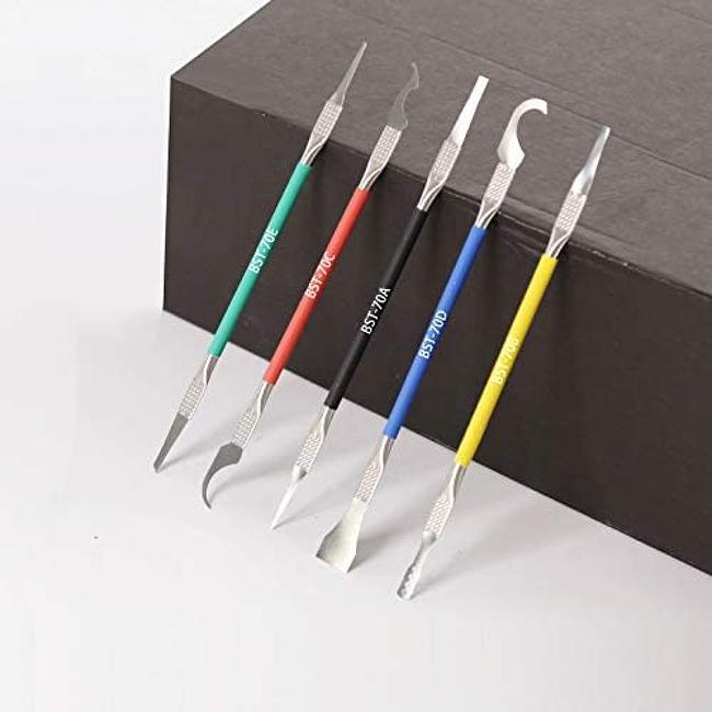 BST-70 5 in 1 High Quality Mobile Phone Motherboard BGA Chip Remove Repair Tool Pry IC Chip CPU Remover Glue Cleaner
