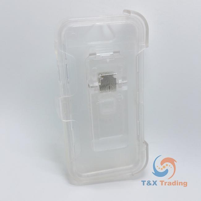 Apple iPhone 5G / 5S / 5SE  - Transparent Fashion Defender Case with Belt Clip