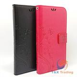 Apple iPhone X / XS - Butterfly Book Style Wallet Case with Strap