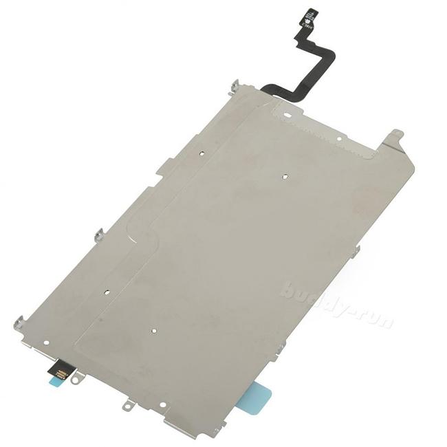 metal back plate + home button extend flex for iphone 6+ 5.5
