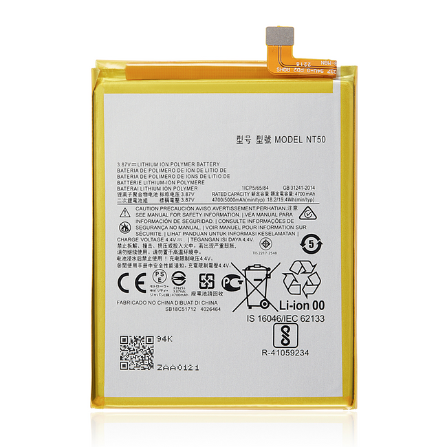 replacement battery NT50 for Motorola Moto Edge 20 Lite XT2139