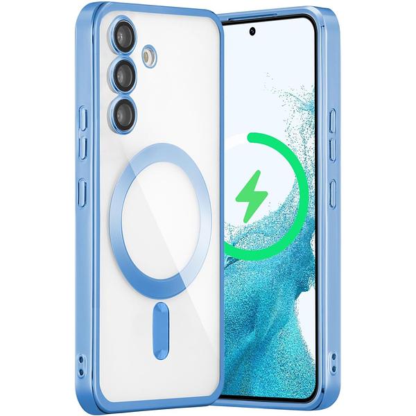 Samsung Galaxy S24 Plus / S25 Plus - Chrome Edge Magnet RING Silicone Case