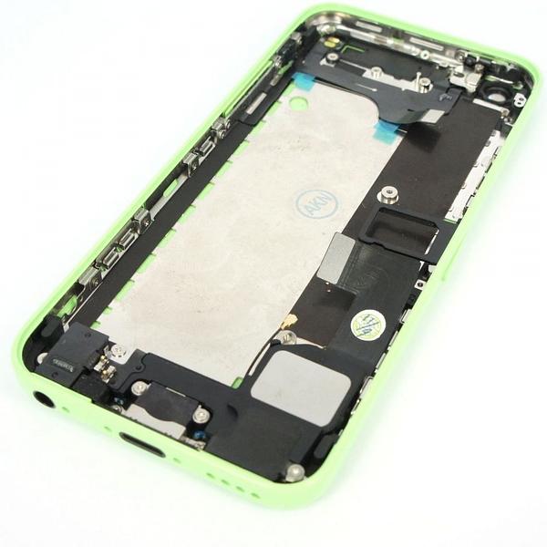 back housing parts installed for iphone 5C