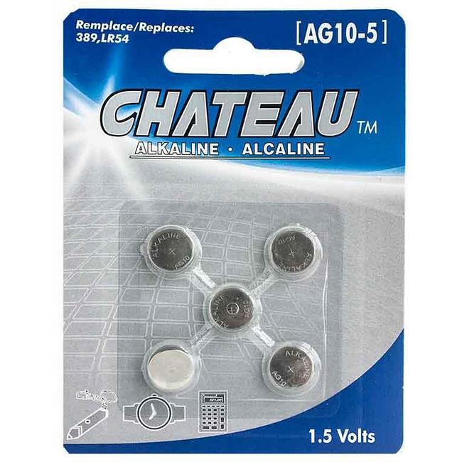 Battery alkaline 1.5 Volts AG10 389 LR54