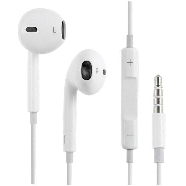 Lightning (iPhone 7) - Earpods Earphones with Remote and Mic for Apple iPhone (OEM) - NO PACKAGING