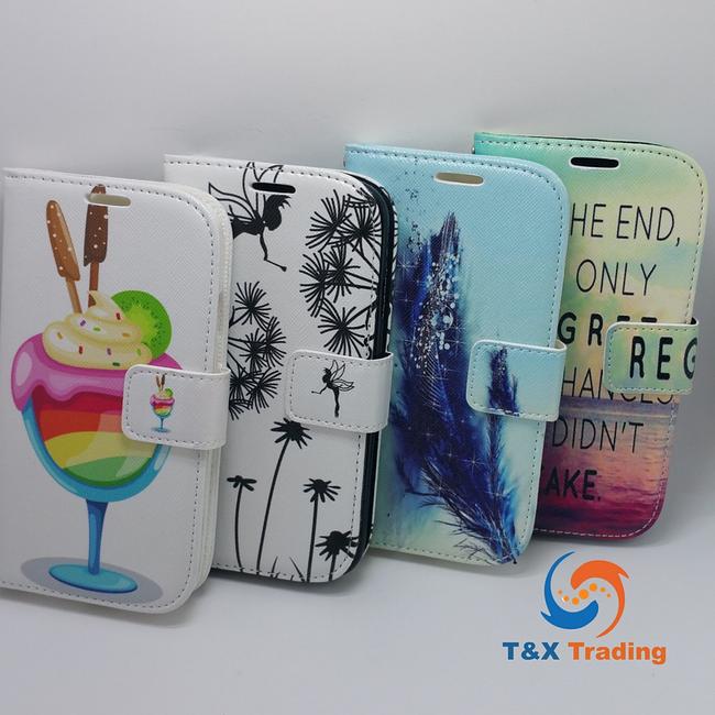 Samsung Galaxy S4 - Book Style Wallet Case with Design