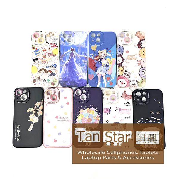 Apple iPhone 14 - Mixed Printed Designs Silicone Phone Case