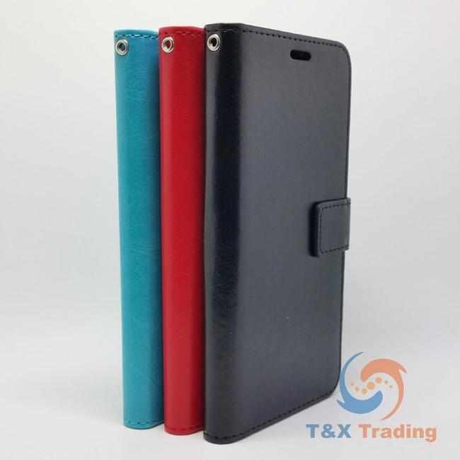 LG K31 / Phoenix 5 - Book Style Wallet Case With Strap