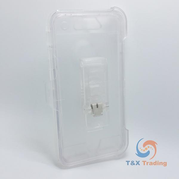 Apple iPhone 6 Plus / 6S Plus / 7 Plus / 8 Plus  - Transparent Fashion Defender Case with Belt Clip