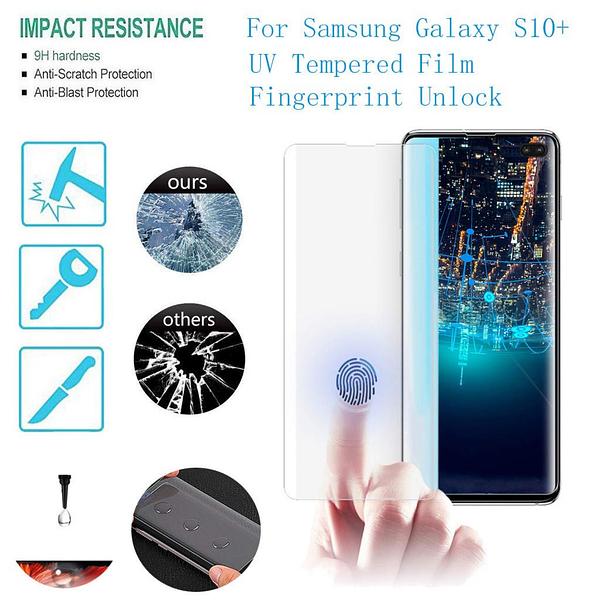 Samsung Galaxy S22 Ultra  - Full Glue UV Cured Curved Tempered Glass Screen Protector