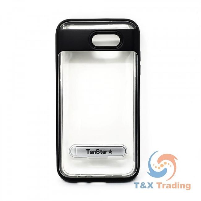 Samsung Galaxy J3  Prime - TanStar Aluminum Bumper Frame Case with Kickstand