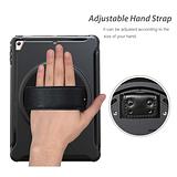 Apple iPad 12.9" 2nd Gen 2017 - Heavy Duty Shockproof Rotatable Case with Kickstand