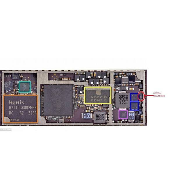 ipad mini U2200 LCD control tube ic voltage
