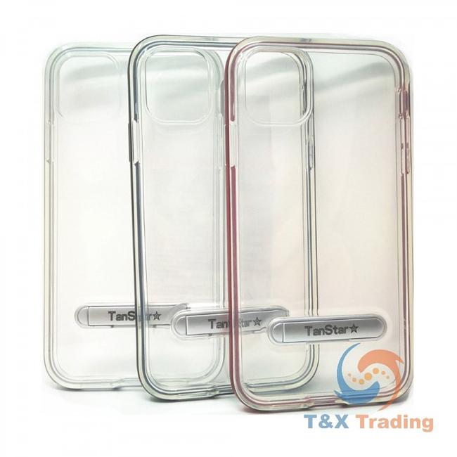 Apple iPhone 11 Pro - TanStar Aluminum Bumper Frame Case with Kickstand