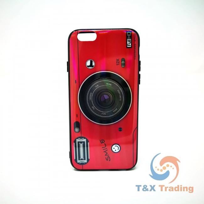 Apple iPhone 6 / 6S - Holographic Camera Case with Pop Socket