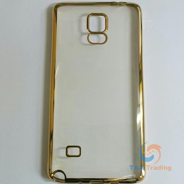 Samsung Galaxy Note 4 - Chrome Edge Silicone Case