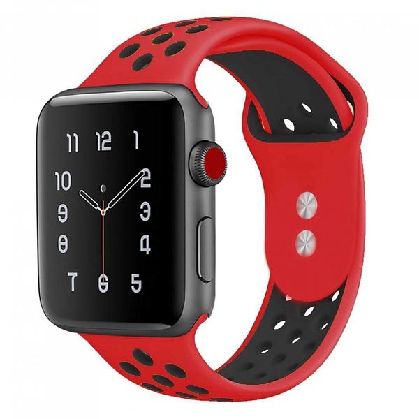 Apple iWatch 42mm / 44mm / 45mm / 49mm / 46mm ( Series 10 ) - Smart Watch Breathable Silicone Sport Band Strap  (Mix Colors)