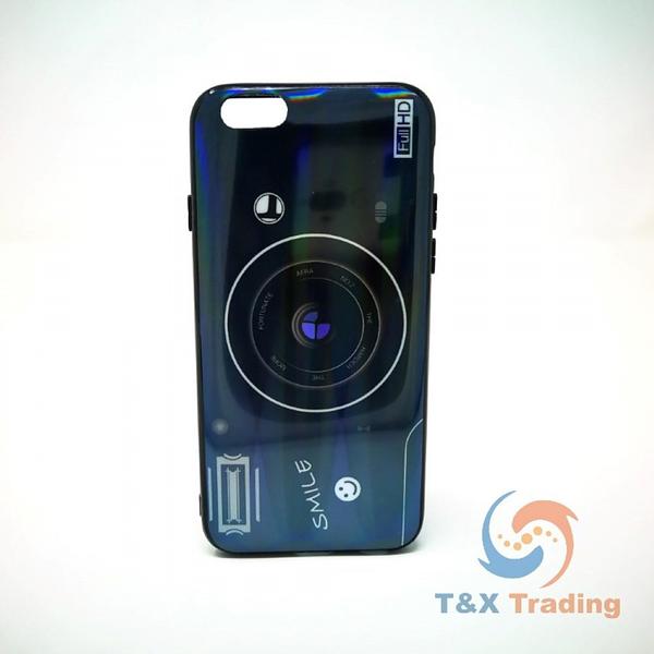 Apple iPhone 6 / 6S - Holographic Camera Case with Pop Socket
