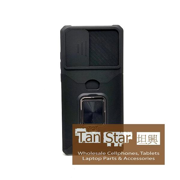 Motorola Moto G Stylus 5G 2024 - Secure Card Holder Magnet Enabled Case with Ring Kickstand