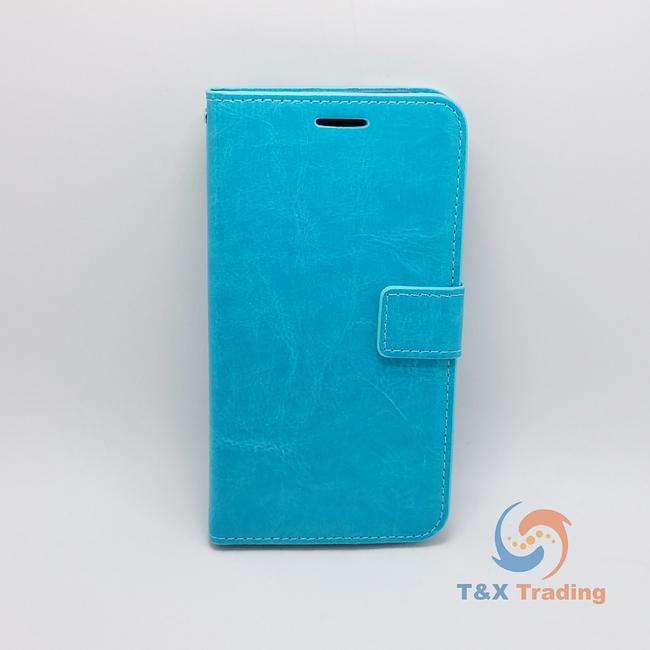 Samsung Galaxy S6 Edge - Book Style Wallet Case with Strap