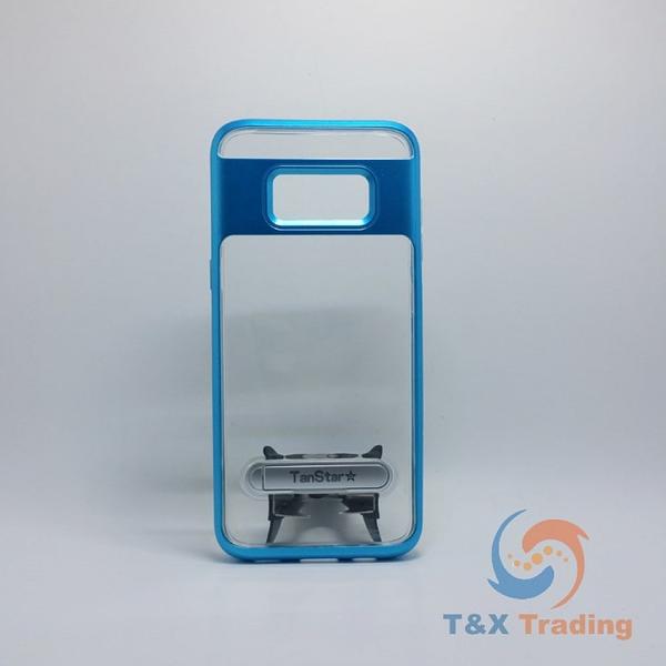 Samsung Galaxy S8 Plus - TanStar Aluminum Bumper Frame Case with Kickstand