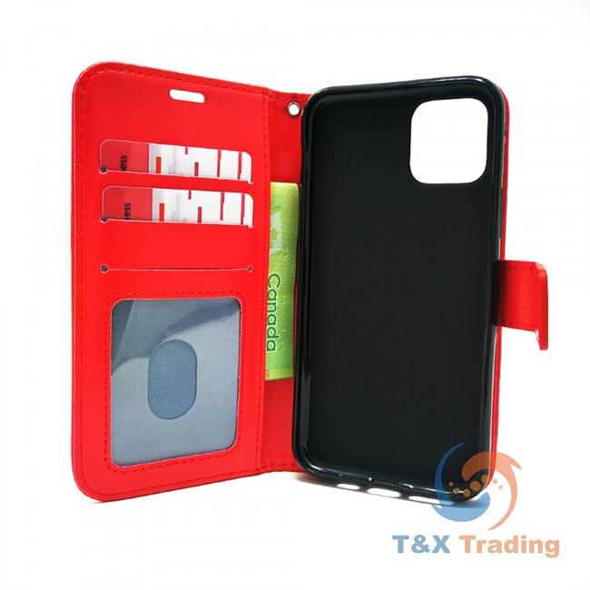 Apple iPhone 13 Pro Max - Book Style Wallet Case with Strap