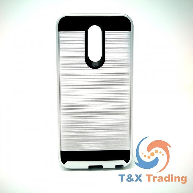 LG Q7 / Q7 Plus - Slim Sleek Brush Metal Case