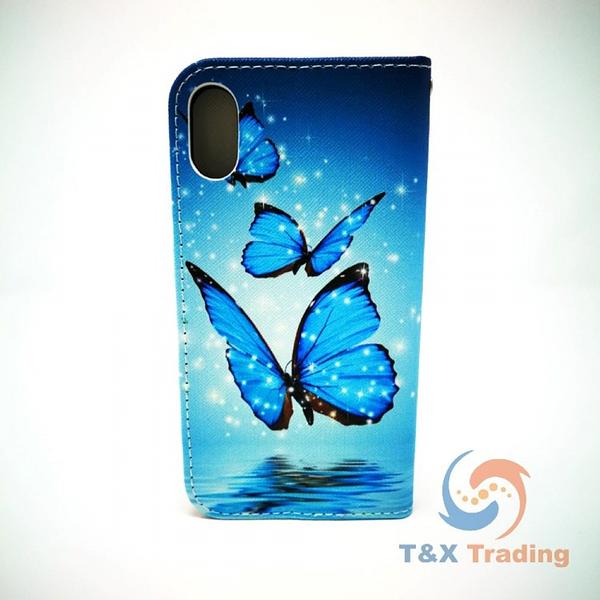 Apple iPhone X / XS - New Book Style Wallet Case with Design