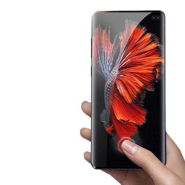 Samsung Galaxy S23 Ultra  - Full Glue UV Cured Curved Tempered Glass Screen Protector